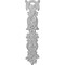 Ekena Millwork 4 5/8"W x 19 1/2"H x 1 3/8"P Wreath Drop Onlay ONL04X19X01WR - alternate 1